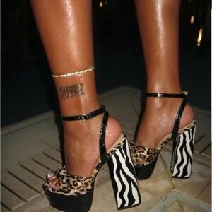 ISO: Leopard and Zebra Print Women's Heels